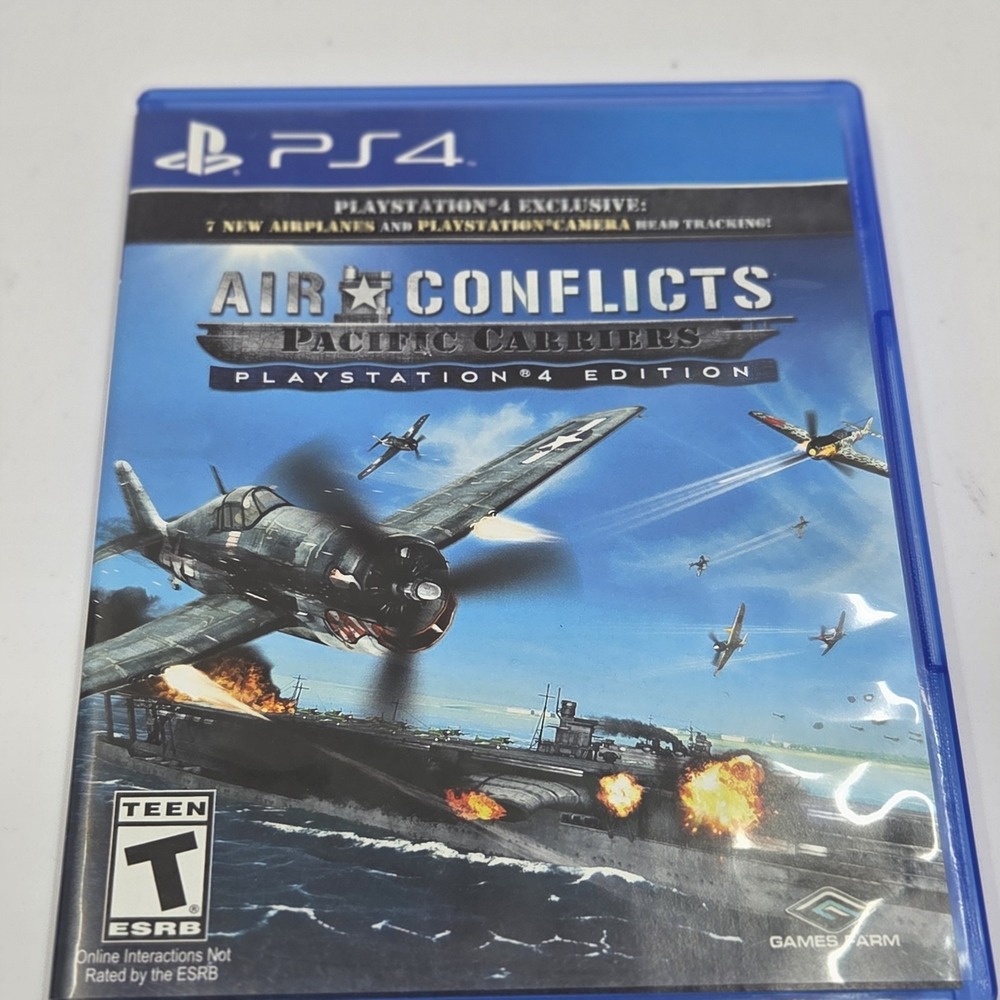 Air Conflicts: Pacific‎ Carriers (Sony PlayStation 4, 2015) PS4 CIB Tested...